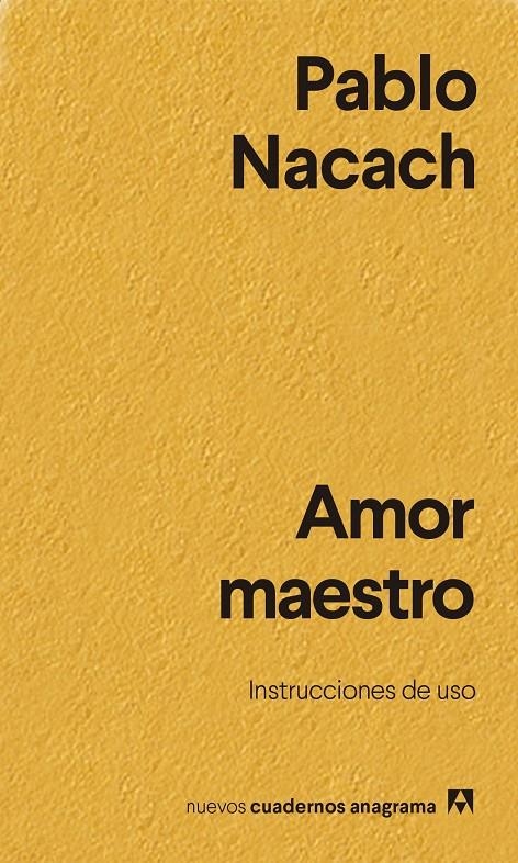 Amor maestro | 9788433916402 | Nacach, Pablo