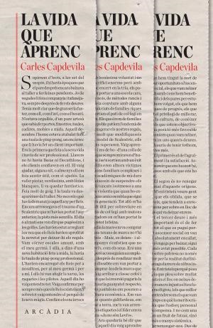 La vida que aprenc | 9788494616365 | Capdevila Plandiura, Carles