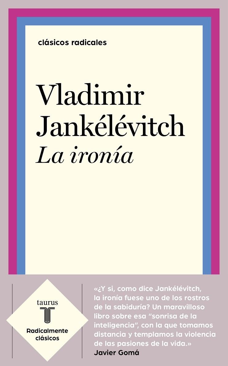 La ironía | 9788430622573 | Jankélévitch, Vladimir