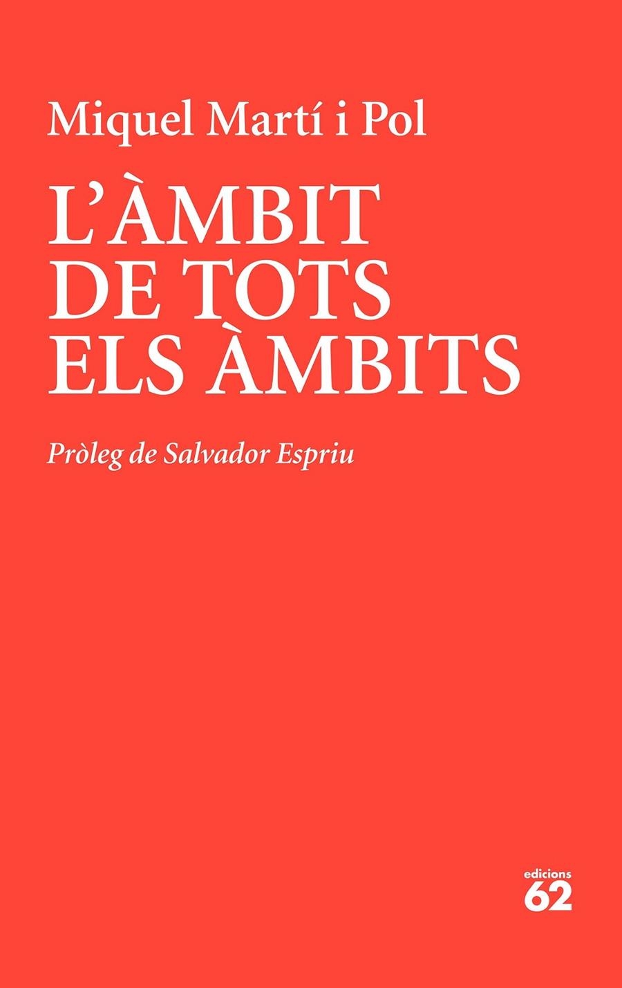 L'àmbit de tots els àmbits | 9788429779233 | Martí I Pol, Miquel