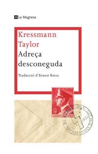 Adreça desconeguda | 9788482649580 | KRESSMANN TAYLOR, KATHERINE