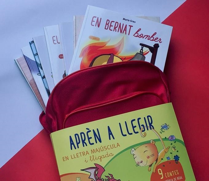 Motxilla amb 9 llibres per aprendre a llegir | 9788496569966 | Cussó Grau, Bernat/Grau Saló, Maria/Cussó Grau, Núria/Rossell, Joan