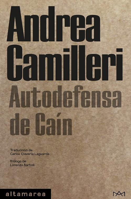 Autodefensa de Caín | 9788418481130 | Camilleri, Andrea