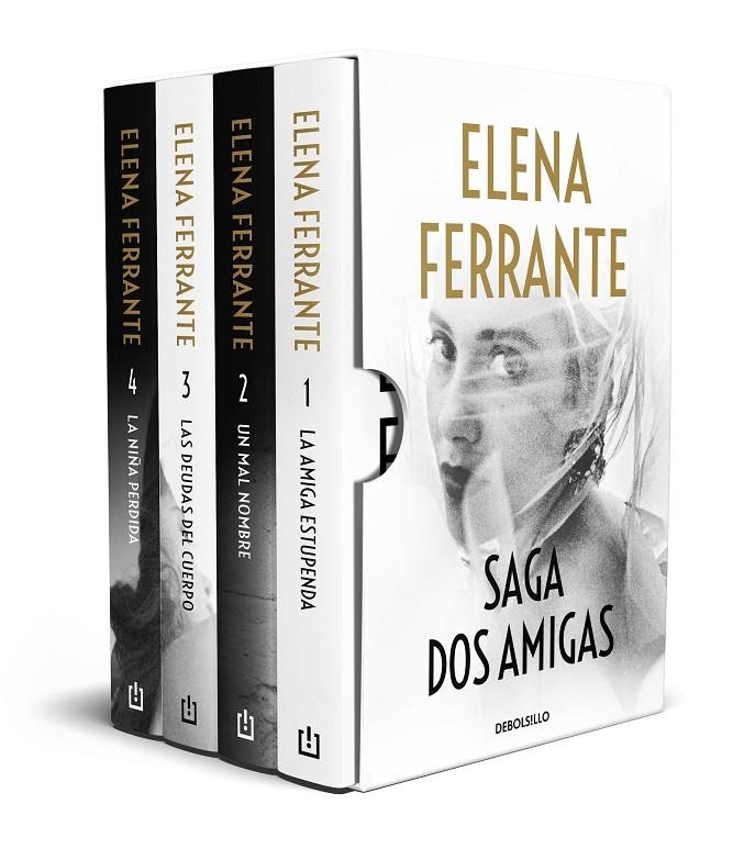 Saga Dos amigas (La amiga estupenda | Un mal nombre | Las deudas del cuerpo | La | 9788466357913 | Ferrante, Elena