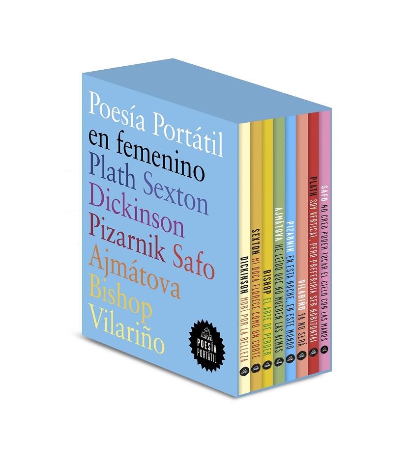 Poesía portátil en femenino (Plath | Sexton | Dickinson | Pizarnik | Safo | Ajmá | 9788439740377 | Plath, Sylvia/Sexton, Anne/Dickinson, Emily/Pizarnik, Alejandra/Safo,/Ajmátova, Anna/Bishop, Elizabe