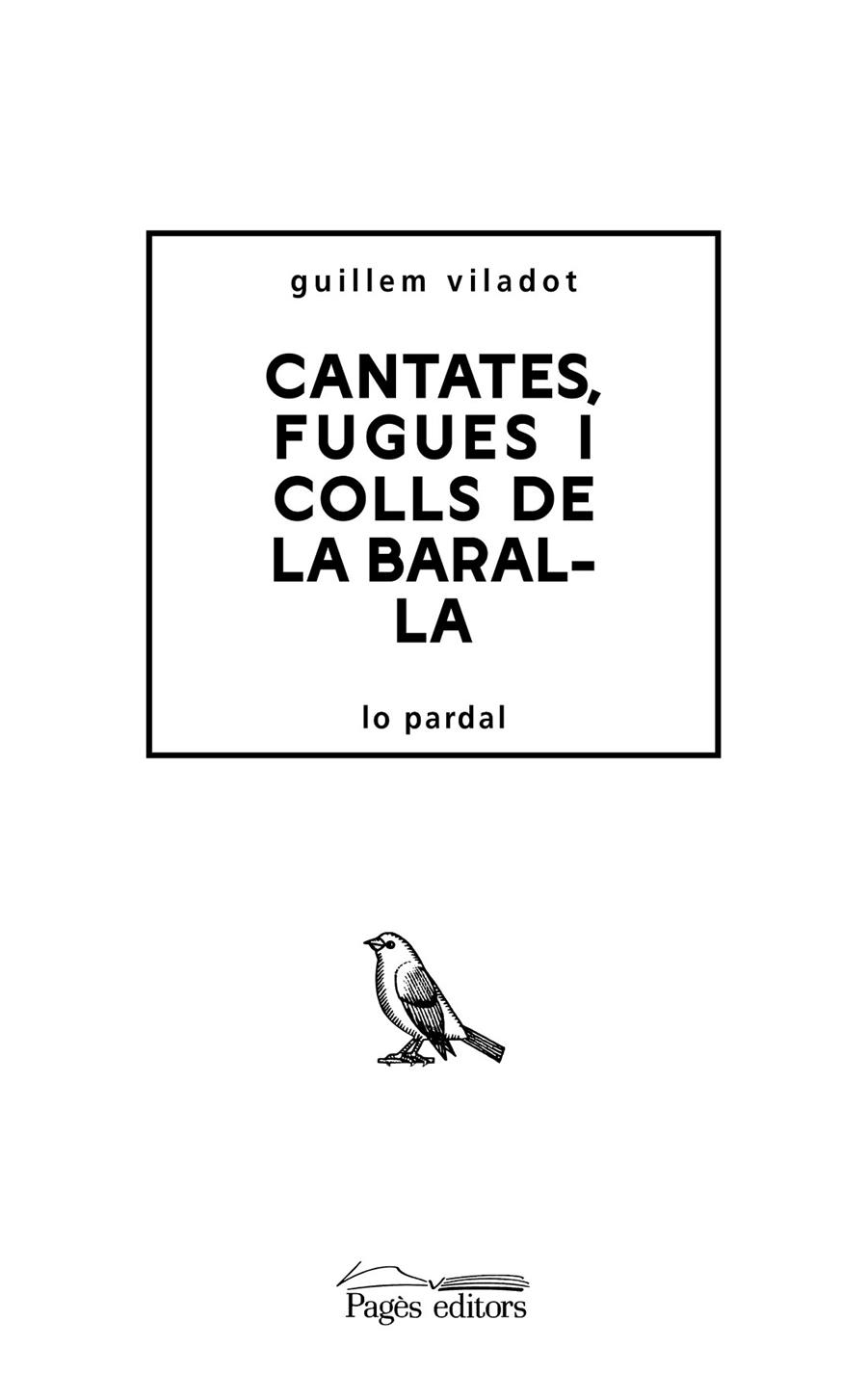 Cantates, fugues i colls de la baralla | 9788413033303 | Viladot Puig, Guillem