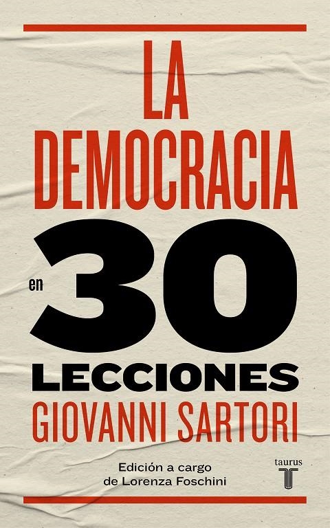 La democracia en 30 lecciones | 9788430606870 | Sartori, Giovanni