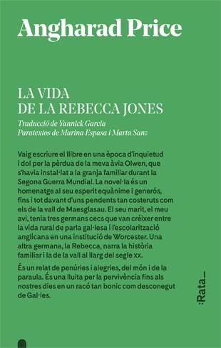 La vida de la Rebecca Jones | 9788416738434 | Price, Angharad