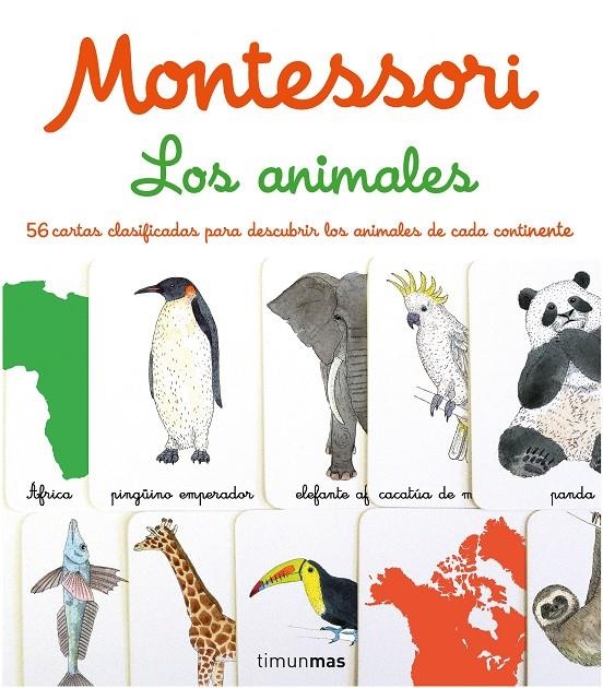 Montessori. Los animales | 9788408267805 | Herrmann, Ève/Tchoukriel, Emmanuelle