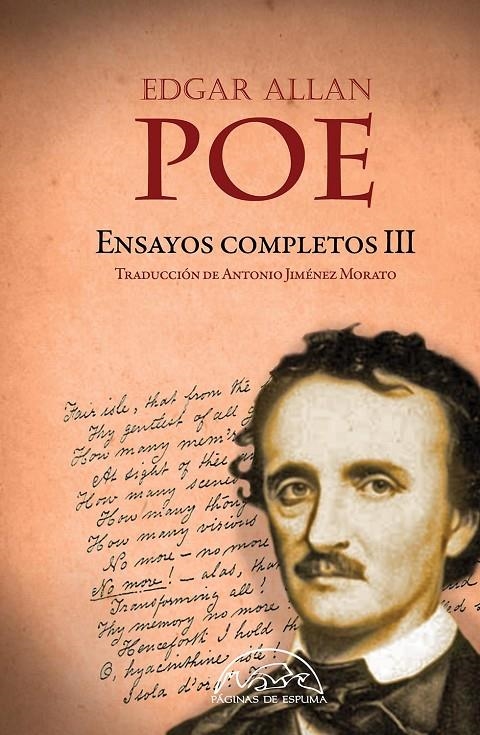 Ensayos completos III | 9788483933299 | Poe, Edgar Allan