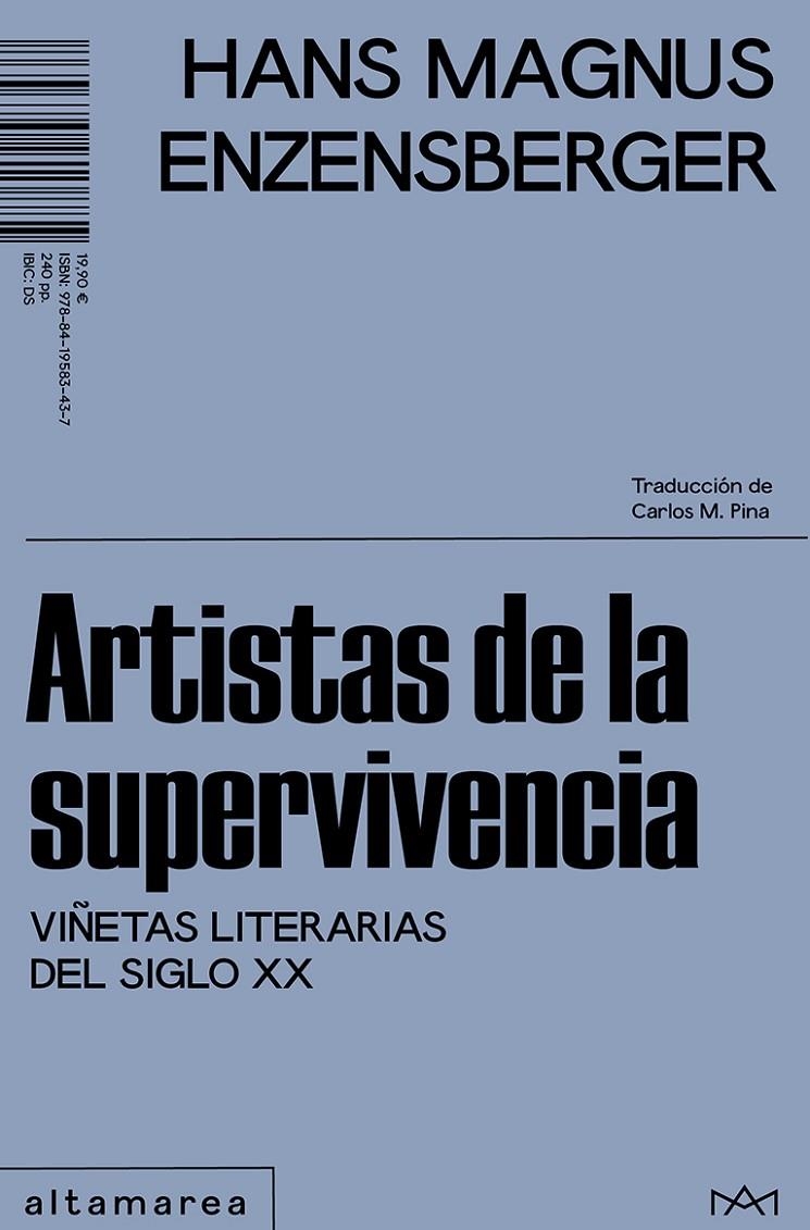 Artistas de la supervivencia | 9788419583437 | Enzensberger, Hans Magnus