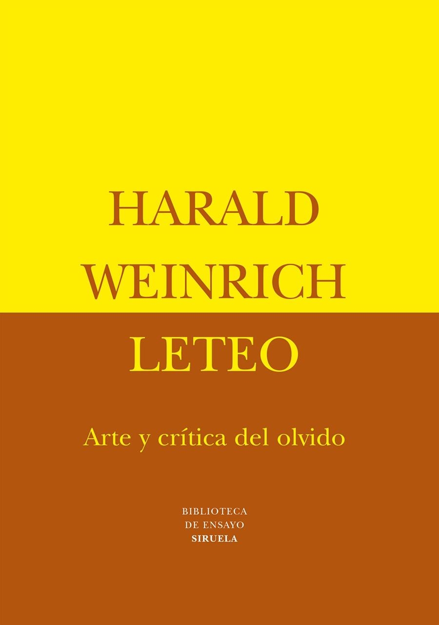 Leteo | 9788478444687 | Weinrich, Harald