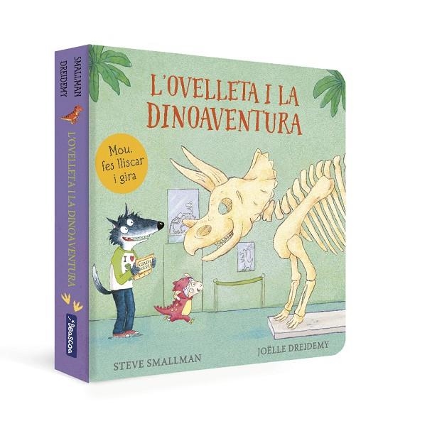 L'ovelleta i la dinoaventura (L'ovelleta que va venir a sopar. Llibre de cartró) | 9788448866983 | Smallman, Steve