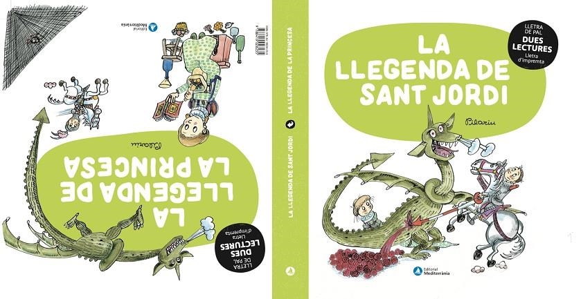 DUES LECTURES. La llegenda de sant Jordi / La llegenda de la princesa | 9788419028778