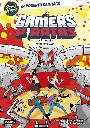 Los Gamers Piratas 4. Desafío final | 9788408282235 | Santiago, Roberto/Santos Molina, Eduardo de los