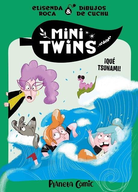 Minitwins nº 03. ¡Qué tsunami! | 9788411610285 | Roca Palet, Elisenda