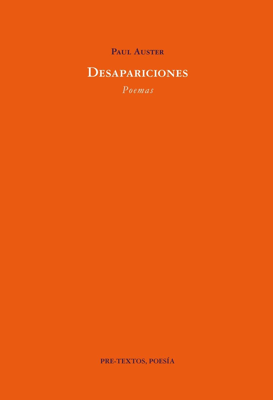 Desapariciones | 9788481910858 | Auster, Paul