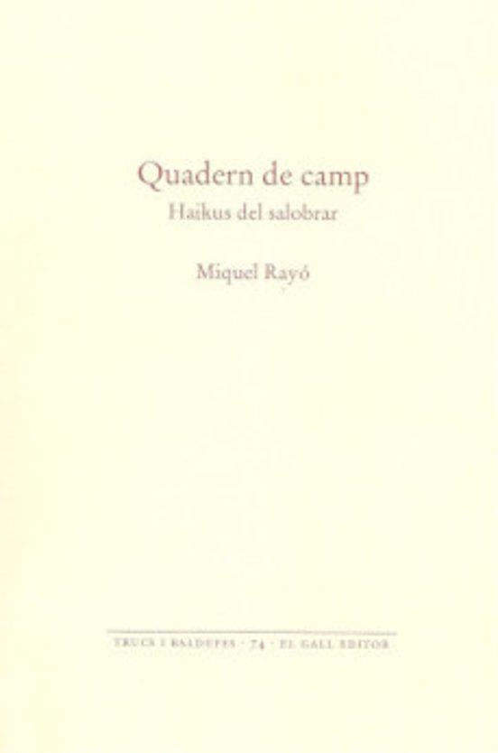 Quadern de camp | 9788419321275 | Rayó Ferrer, Miquel