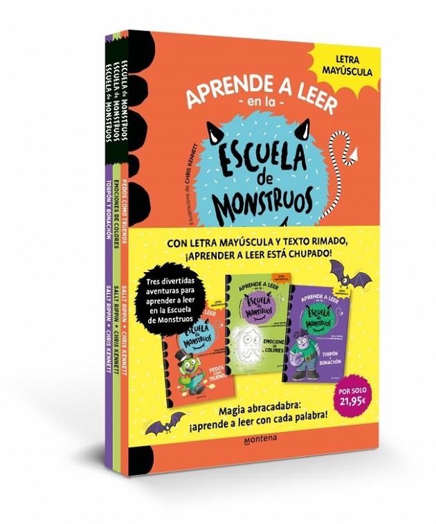 Aprender a leer en la Escuela de Monstruos - Pack con los libros 7, 8 y 9 | 9788410298682 | Rippin, Sally