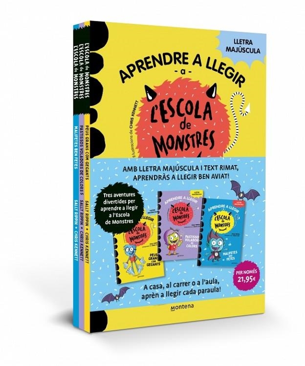 Aprendre a llegir a l'Escola de Monstres - Pack amb els llibres 4, 5 i 6 | 9788410298675 | Rippin, Sally