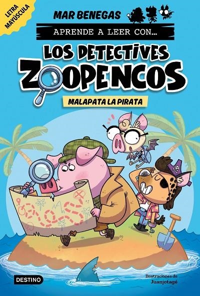 Aprende a leer con... Los Detectives Zoopencos 5. Malapata la pirata | 9788408297383 | Benegas, Mar