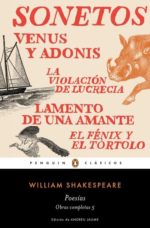 Poesías (Obra completa Shakespeare 5) | 9788491051381 | Shakespeare, William