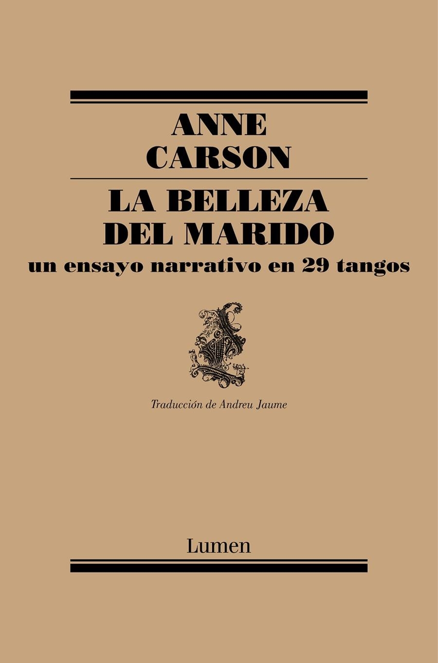 La belleza del marido | 9788426407184 | Carson, Anne