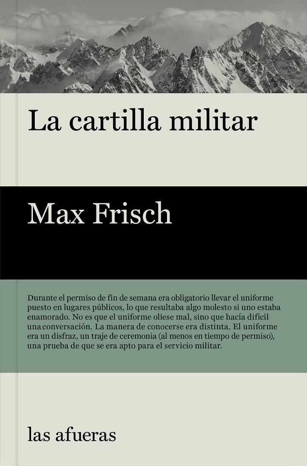 La cartilla militar | 9788494983726 | Frisch, Max