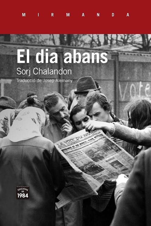 El dia abans | 9788416987535 | Chalandon, Sorj