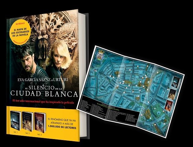 Pack El silencio de la ciudad blanca + mapa de escenarios | 9788408216643 | García Sáenz de Urturi, Eva