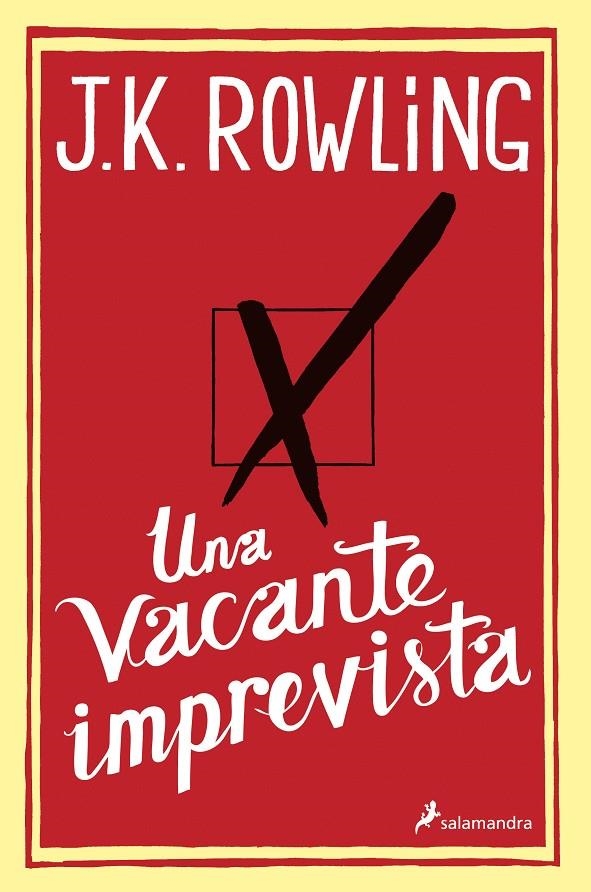 Una vacante imprevista | 9788498384925 | Rowling, J.K.