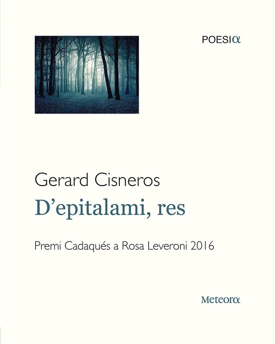 D'epitalami, res | 9788494654183 | Cisneros Cecchini, Gerard