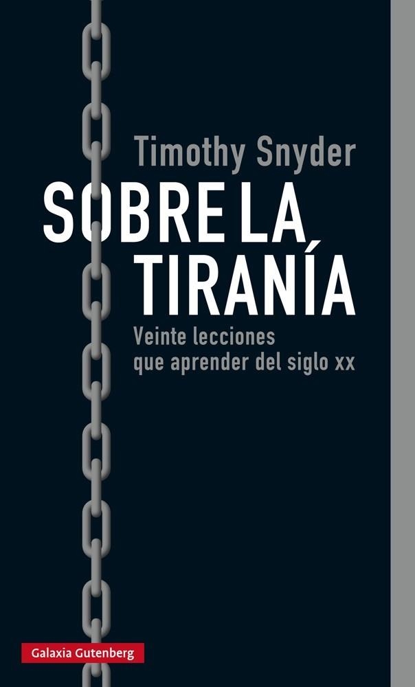 Sobre la tiranía | 9788416734979 | Snyder, Timothy